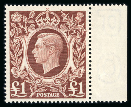 Stamp of Great Britain » King George VI 1939-48 Arms High Values 2s6d to £1 set of imprimaturs