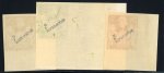 Stamp of Great Britain » King George VI 1939-48 Arms High Values 2s6d to £1 set of six imprimaturs in mint n.h. corner marginals
