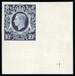 Stamp of Great Britain » King George VI 1939-48 Arms High Values 2s6d to £1 set of six imprimaturs in mint n.h. corner marginals
