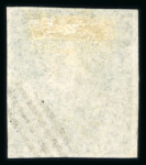 Stamp of Trinidad and Tobago » Trinidad 1859  Britannia 4d grey-lilac with Perkins Bacon "CANCELLED" in oval handstamp