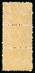 Stamp of Egypt » 1874 Bulaq 1874-75 Third issue, 2nd printing, 10pa grey, strip of three vertical tête-bêche, mint