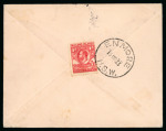 Stamp of Falkland Islands 1933 (Mar) envelope from Royal Research Ship Discovery II, bearing Australia 3d blue, SG 122, tied by South Georgia circular ds
