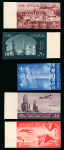 Stamp of Egypt » Airmails 1959 Egypt, UAR, airmail definitives, 5m-90m, complete