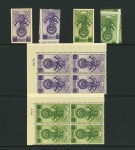 Stamp of Egypt » Commemoratives 1945 Arab Countries Union set of two, mint nh Royal misperfs, plus Royal cancelled back set of singles, etc.