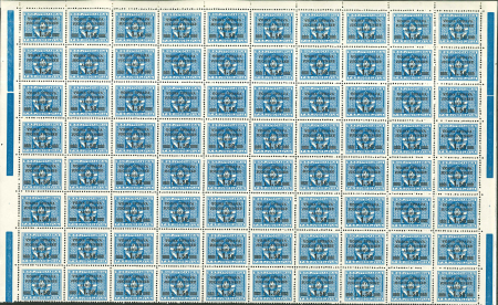 Stamp of Italy » Italian Occupations WWII » Dalmazia (Dalmatia) 1947 ITALY YUGOSLAVIA 1947 Slovenian Coast Miltary Administration cpl. set in part sheets of 80
