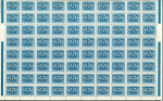 Stamp of Italy » Italian Occupations WWII » Dalmazia (Dalmatia) 1947 ITALY YUGOSLAVIA 1947 Slovenian Coast Miltary Administration cpl. set in part sheets of 80