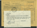 Stamp of British Occupation of Italian Colonies » Eritrea 1951 ITALY BRITISH OCCUPATION OF ERITREA - 2 TELEGRAMS