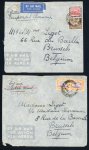 Stamp of Malaysia » Malaysian States » Selangor 1936-37 Lot of four airmail covers with 1935-36 definitives