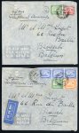 Stamp of Malaysia » Malaysian States » Selangor 1936-37 Lot of four airmail covers with 1935-36 definitives