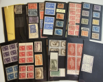 Stamp of British Empire General Collections and Lots 1860s-1960s, Range of material on cards in small box