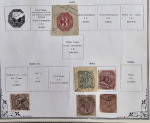 Stamp of German States » Wurttemberg 1851-1923 collection on printed pages with a useful range of earlier issues used