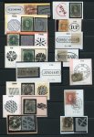 Stamp of Brazil Brazil, large page with 22 cork cancellations on classic