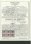 Stamp of Egypt » 1879 Surcharges 1879 Provisional Surcharge issue, 5pa on 2 1/2pi violet, perf. 12 1/2 x 13 1/3, block of six