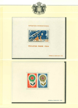 Stamp of Colonies françaises » Monaco Monaco: 1964-1992, Collection de blocs spéciaux dont