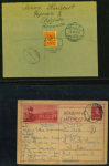 Stamp of Romania » Collections, Lots etc. 1929-41 WWII & Censored Mail: Attractive group of 18 covers & cards