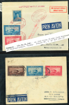Stamp of Romania » Collections, Lots etc. 1929-41 WWII & Censored Mail: Attractive group of 18 covers & cards