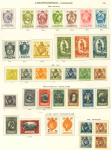 Stamp of Liechtenstein Liechtenstein: 1912-37 strong collection with strong