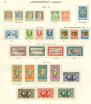 Stamp of Liechtenstein Liechtenstein: 1912-37 strong collection with strong