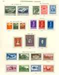 Stamp of Liechtenstein Liechtenstein: 1912-37 strong collection with strong