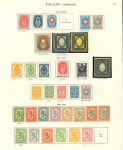 Stamp of Finland Finland: a few earlier issues include 5k blue and 5p
