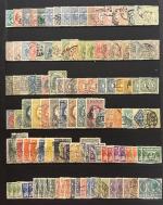 Stamp of Large Lots and Collections 1860s-1980s, All world collection in 4 large boxes including 45 albums
