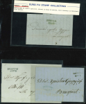 Stamp of Romania » Postal History Attractive group of ten stampless covers with a variety