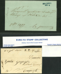 Stamp of Romania » Postal History Attractive group of ten stampless covers with a variety