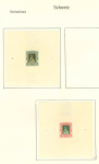 Stamp of Switzerland / Schweiz » Schweiz ab 1907 1907, Los von 36 Essais