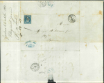 Stamp of Colonies françaises » Algérie 1862-1882, archive DESMARIES et Fils, lot de 16 lettres