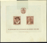 Stamp of Chile Chile : 1958-1959. Souvenir sheets YT n° 2/5 mint **