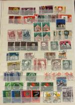 Stamp of Switzerland / Schweiz » Sammlungen Posten in 3 Alben, ab Rayon II, mit vielen Sitzenden Helvetia