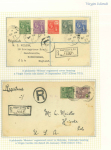 Stamp of British Virgin Islands 1923-38 range of 25 covers with KGV frankings