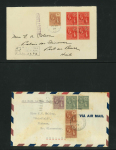 Stamp of British Virgin Islands 1923-38 range of 25 covers with KGV frankings