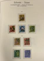 Stamp of Switzerland / Schweiz » Sammlungen 1850-1992, Sammlung in fünf Leuchtturm-Alben, sehr schön postfrisch **/*/gestempelt