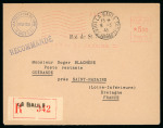 Stamp of France » Libération CANCEL France Libération : 1945, îlot de St-Nazaire trois superbes lettres (Janvier à Mars 1945)