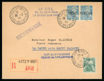 Stamp of France » Libération CANCEL France Libération : 1945, îlot de St-Nazaire trois superbes lettres (Janvier à Mars 1945)
