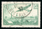 Stamp of France » Poste Aérienne France poste aérienne : 1936, YT n° 14 et n° 15 oblitérés.