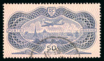 Stamp of France » Poste Aérienne France poste aérienne : 1936, YT n° 14 et n° 15 oblitérés.