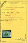 Stamp of Australia » Western Australia 1861 yellow-green, clean cut perf. 14-16, unused, light