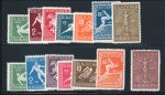 Stamp of Bulgaria 1931 and 1933 Balkan Games sports mint sets of 7