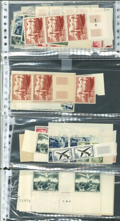 Stamp of France » Poste Aérienne France poste aérienne : 1940-1960, dans des pochettes ensemble de timbres tous neufs **