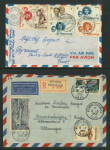 Stamp of Colonies françaises » TAAF TAAF : 1955-1980, bel ensemble de 30 lettres et enveloppes FDC