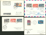 Stamp of Colonies françaises » TAAF TAAF : 1955-1980, bel ensemble de 30 lettres et enveloppes FDC