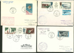 Stamp of Colonies françaises » TAAF TAAF : 1955-1980, bel ensemble de 30 lettres et enveloppes FDC