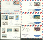 Stamp of Colonies françaises » TAAF TAAF : 1955-1980, bel ensemble de 30 lettres et enveloppes FDC
