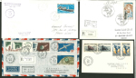 Stamp of Colonies françaises » TAAF TAAF : 1955-1980, bel ensemble de 30 lettres et enveloppes FDC