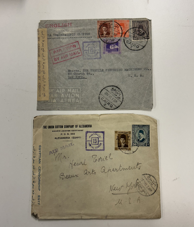 Stamp of Egypt » Collections 1904-1947 Accumulation of 38 covers almost all addressed