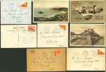 Stamp of Germany » German WWII Occupation Issues » Guernsey 1940-1944 A collection of mint multiples and covers/postcards,