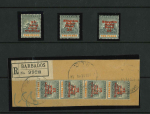 Stamp of British Empire General Collections and Lots Large accumulation on ten pages and stock cards of Nevis, Trinidad, Jamaica, Barbados, most fiscals