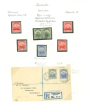 Stamp of British Empire General Collections and Lots Large accumulation on ten pages and stock cards of Nevis, Trinidad, Jamaica, Barbados, most fiscals